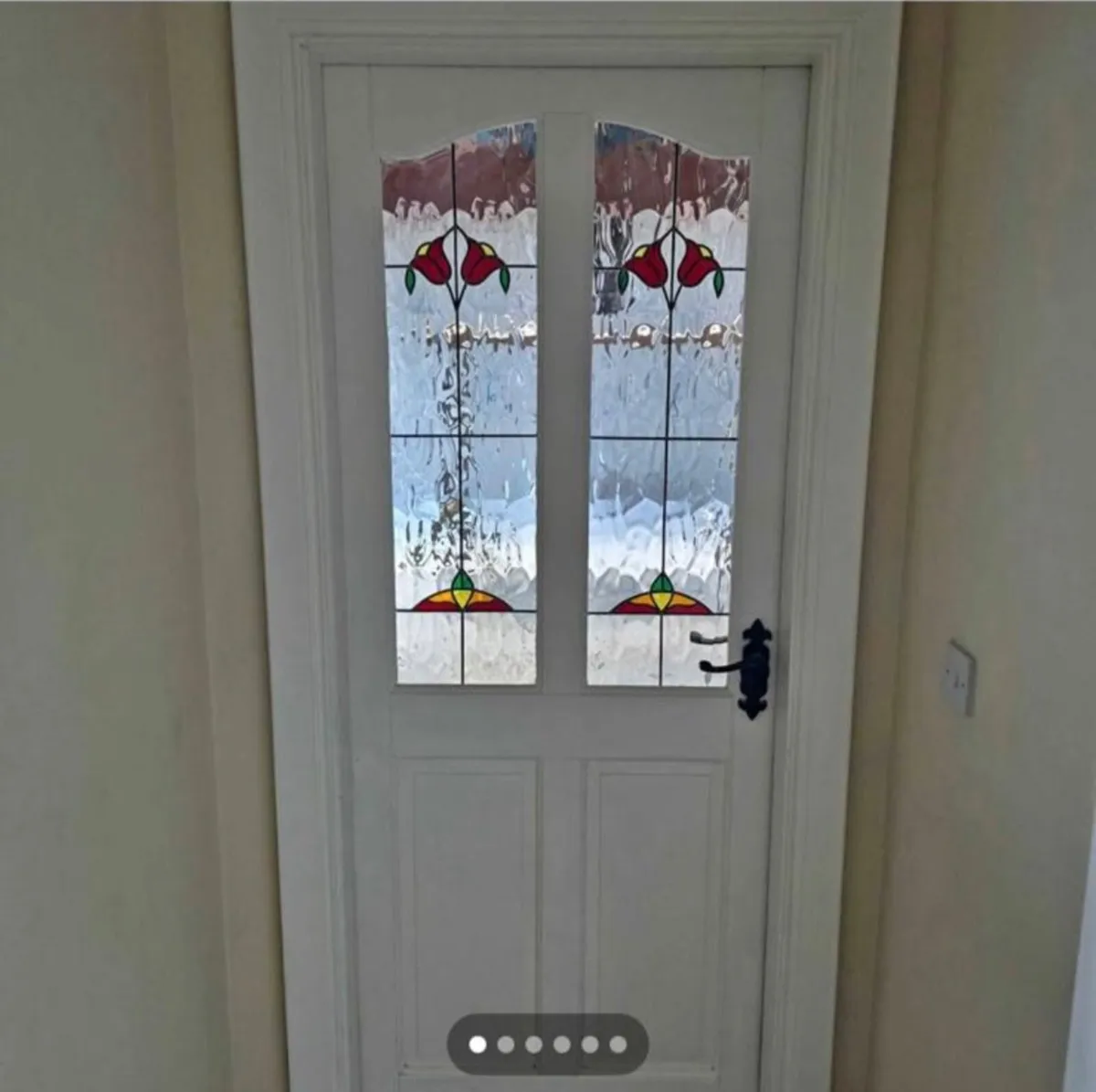 Internal glass doors