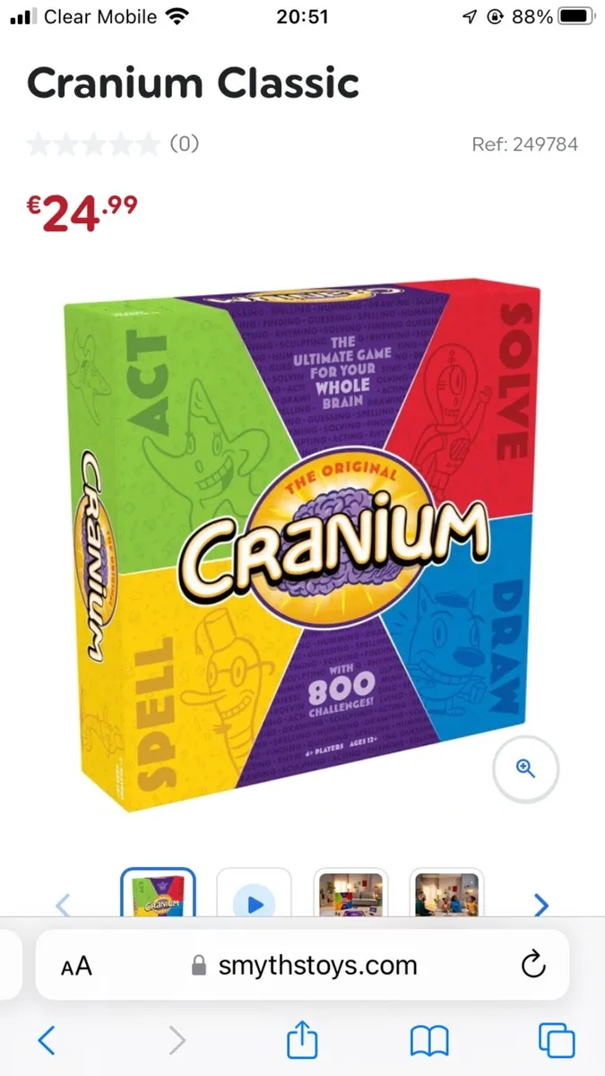 Cranium board game in wrapping 16+ - Image 1