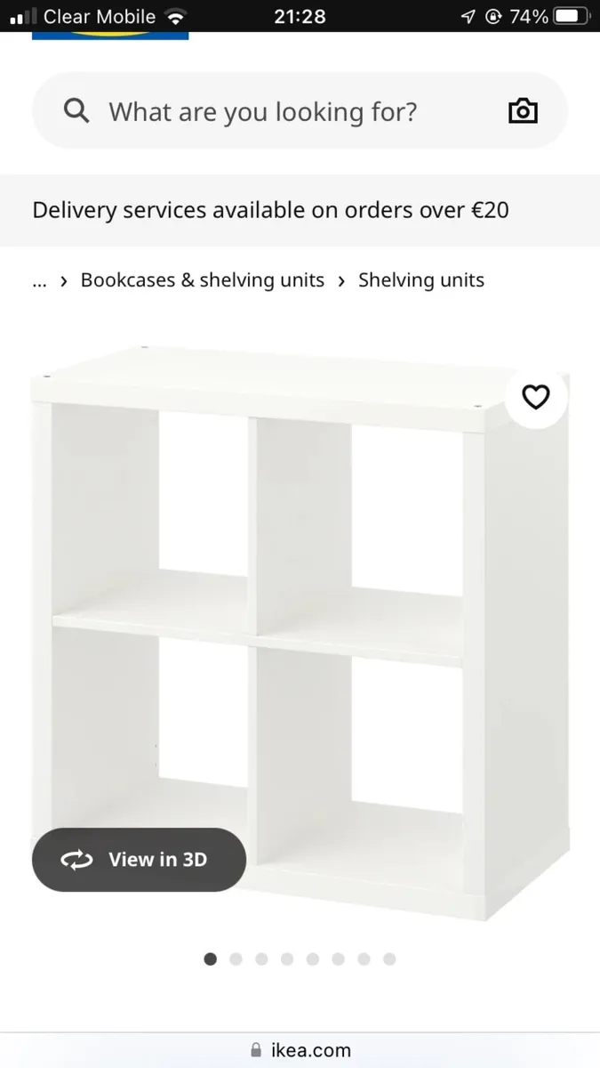 IKEA Kallax  storsge unit - 4 square 77cm X 77cm - Image 1