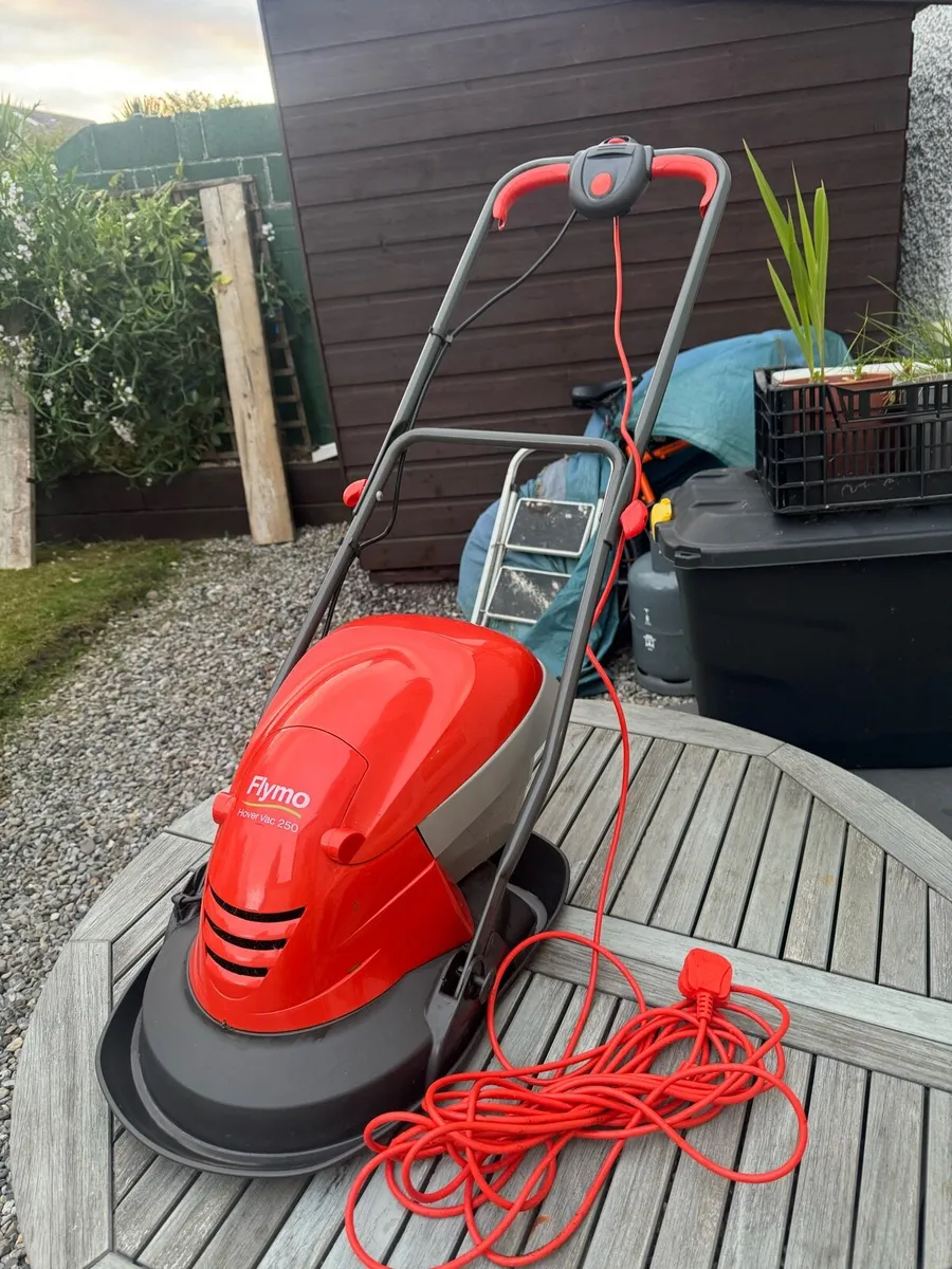 Flymo Hover Vac 250 Electric Lawnmower - Image 1