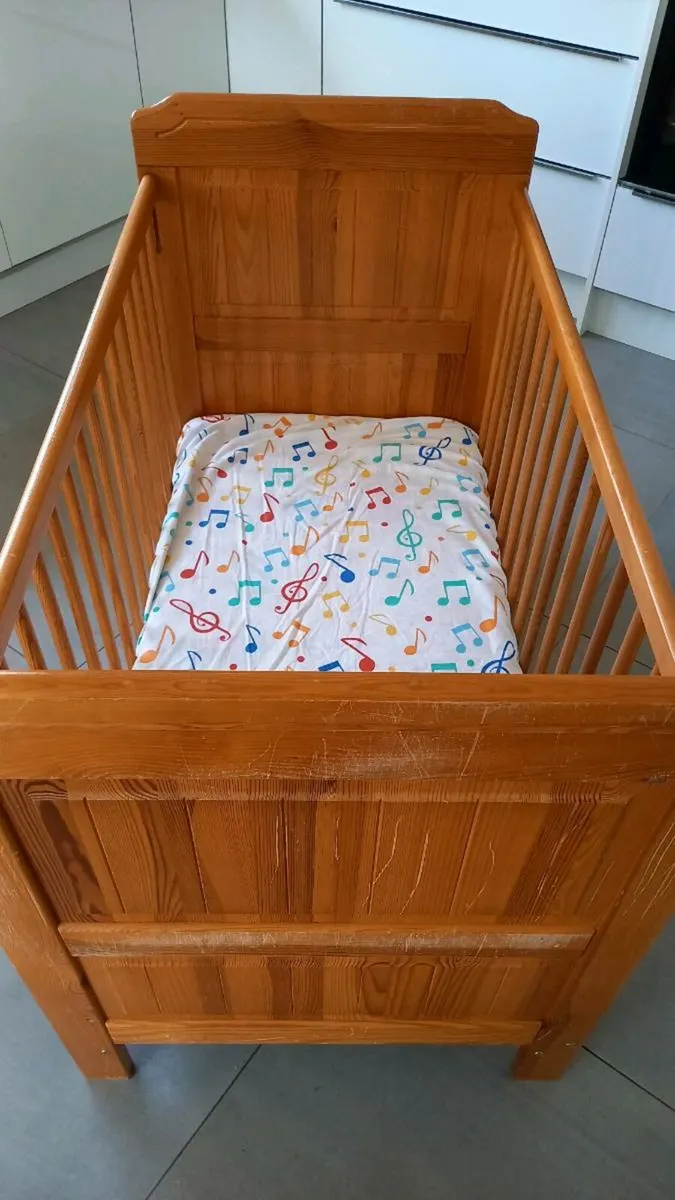 Cot + High Chair - Image 2
