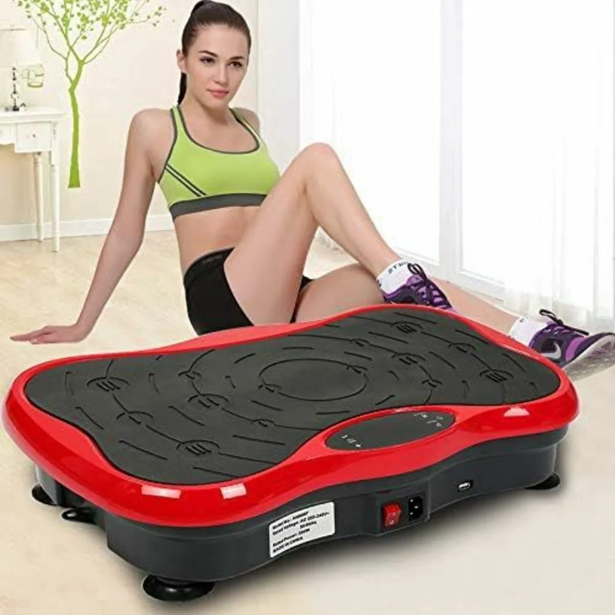 Fitness Plate Vibration Trainer for Office Living - Image 1