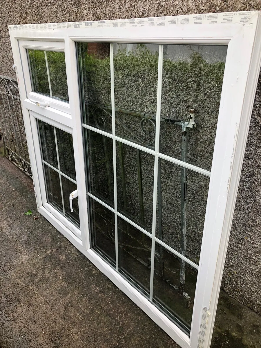 White PVC double glazed window - Image 2