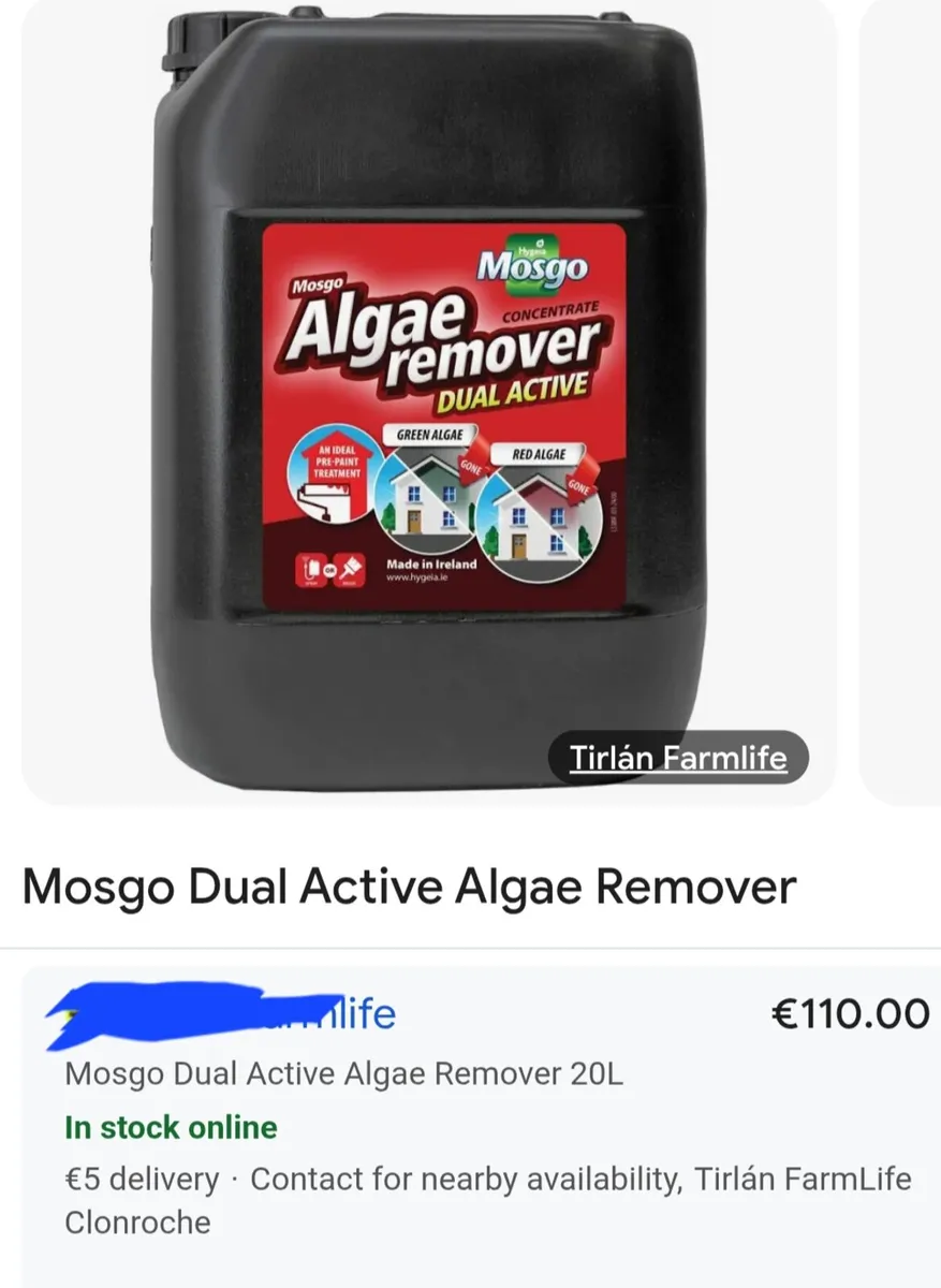 Drums of hyperchloride moss an algae remover - Image 2