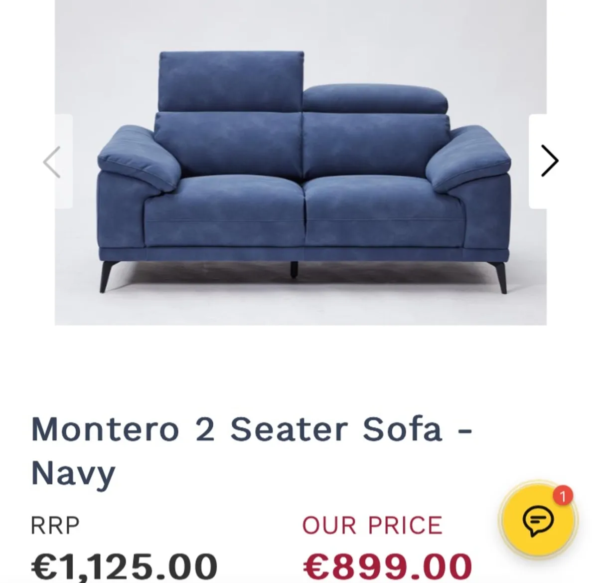 CASEY’S MONTERO 2 SEATER SOFA•EXCELLENT CONDITION• - Image 1