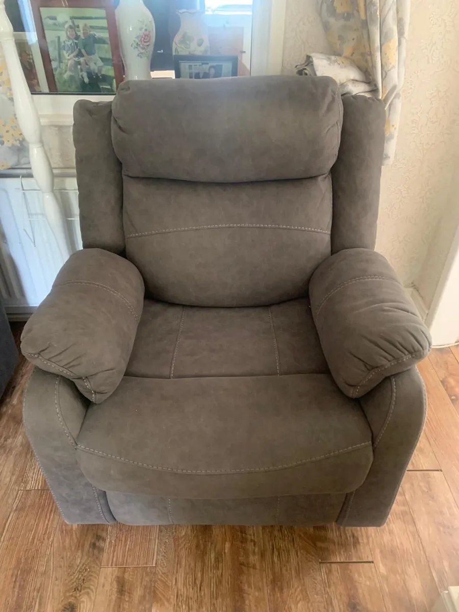 3 Piece Suede Sofa Set - Image 2