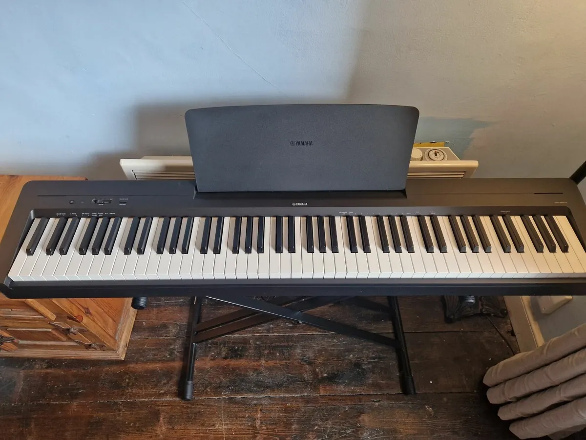 Yamaha Digital Piano (P-145B) with stand - Image 1