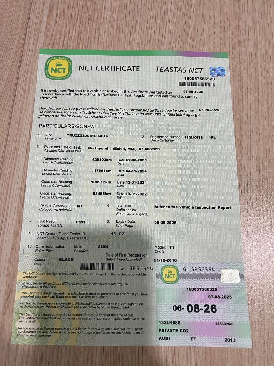 Audi TT 1.8 TFSI 2013 *NEW NCT*IMMACULATE! - Image 2
