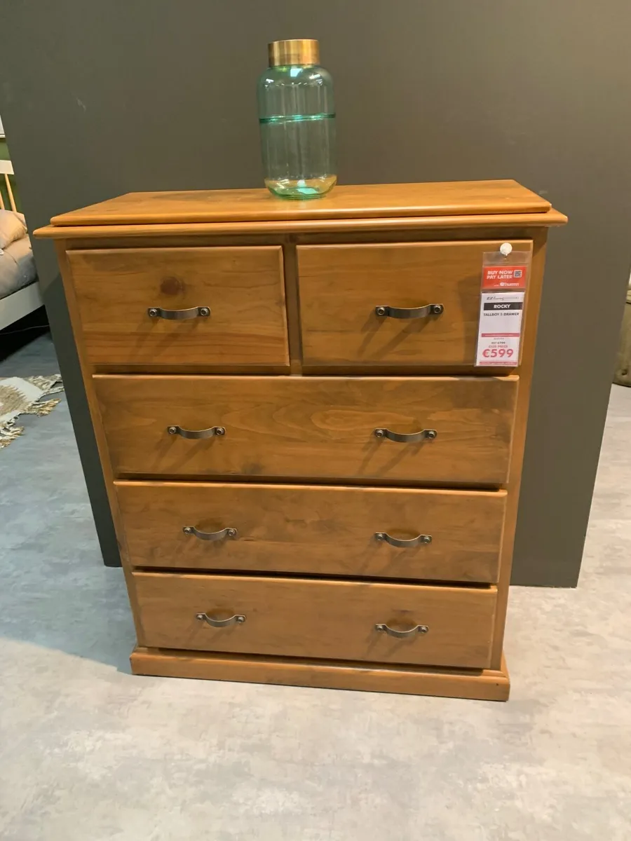 EZ Living Rocky Tallboy Dresser – €350