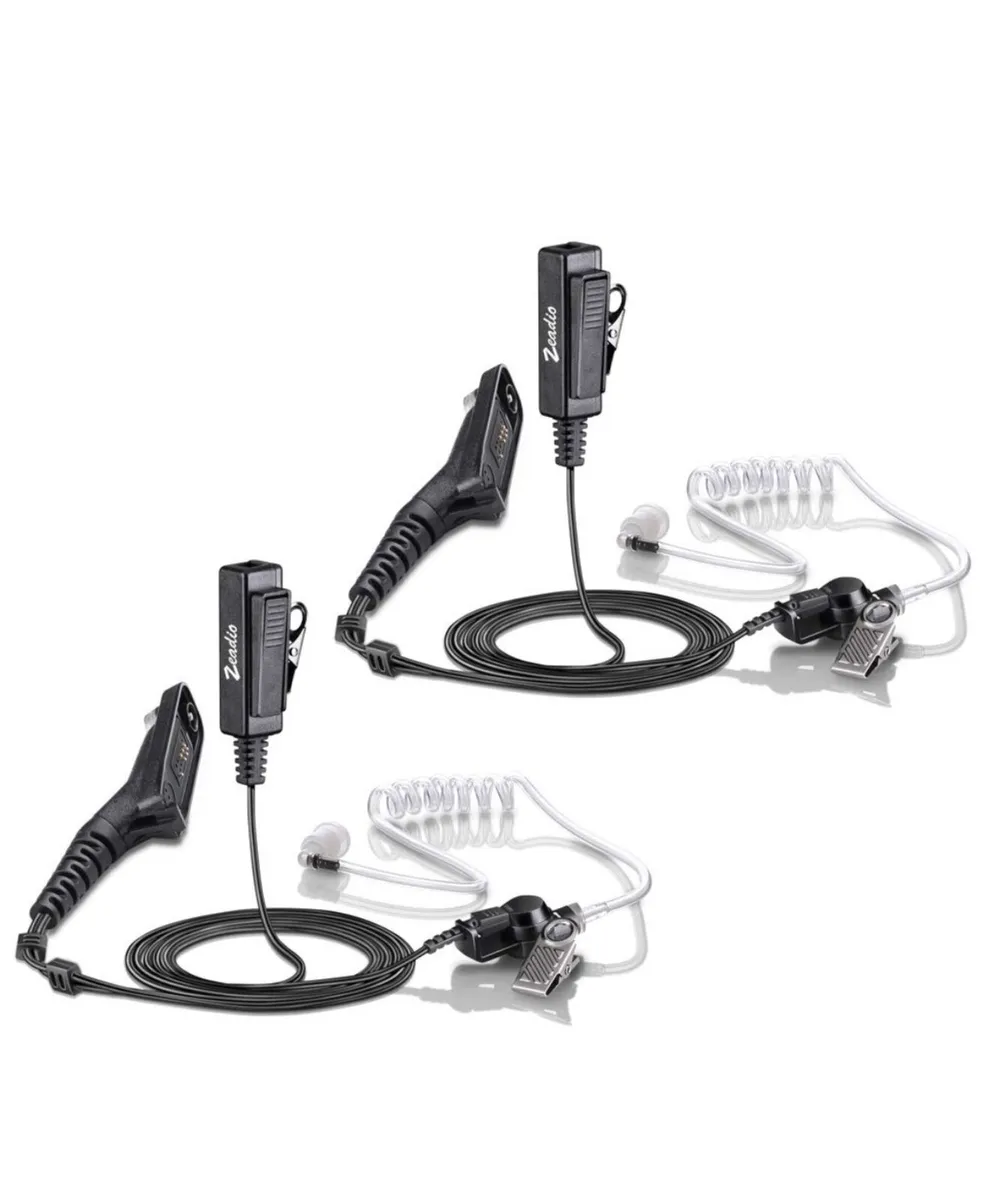 Security ptt earpiece and microphone kit x2 - Image 1
