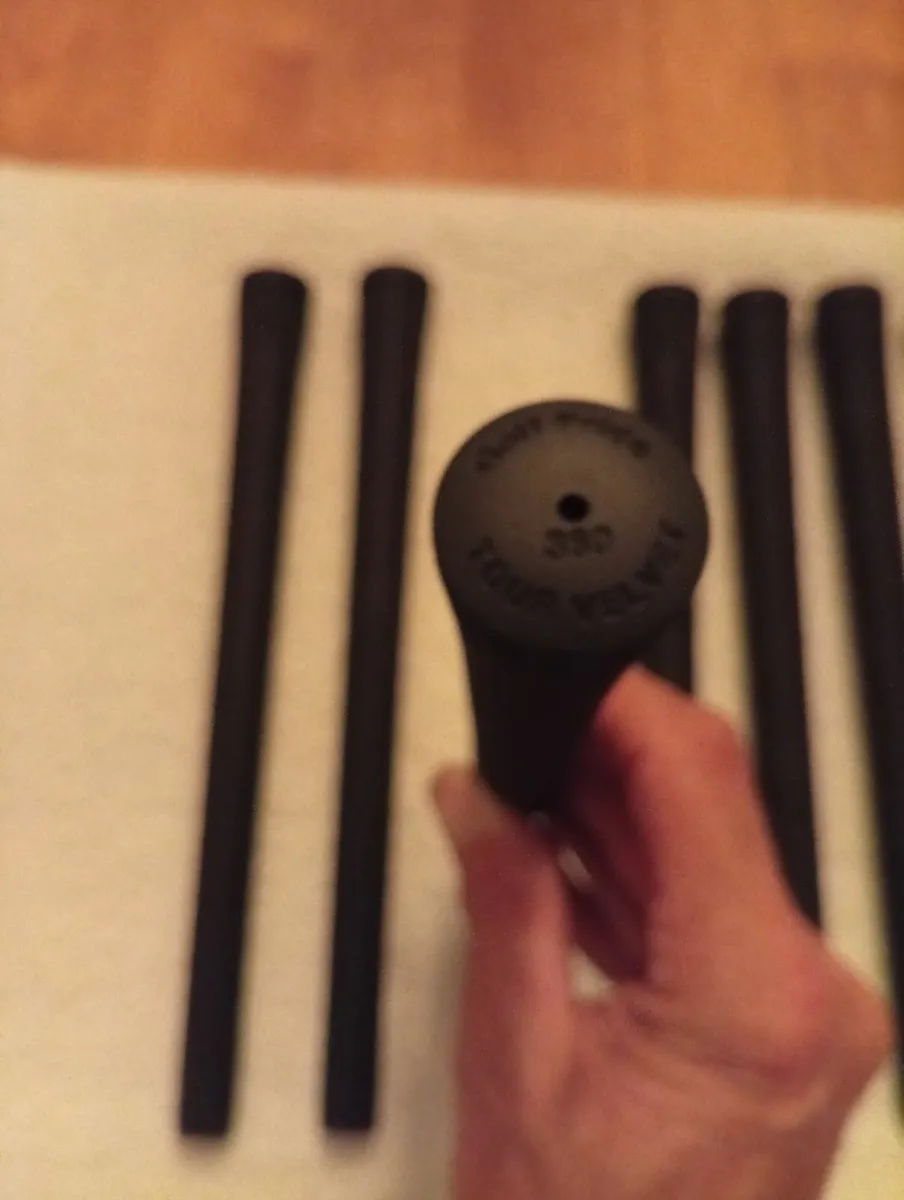 Golf Pride Tour Velvet 360 Black / 8 Grips Fitted - Image 1