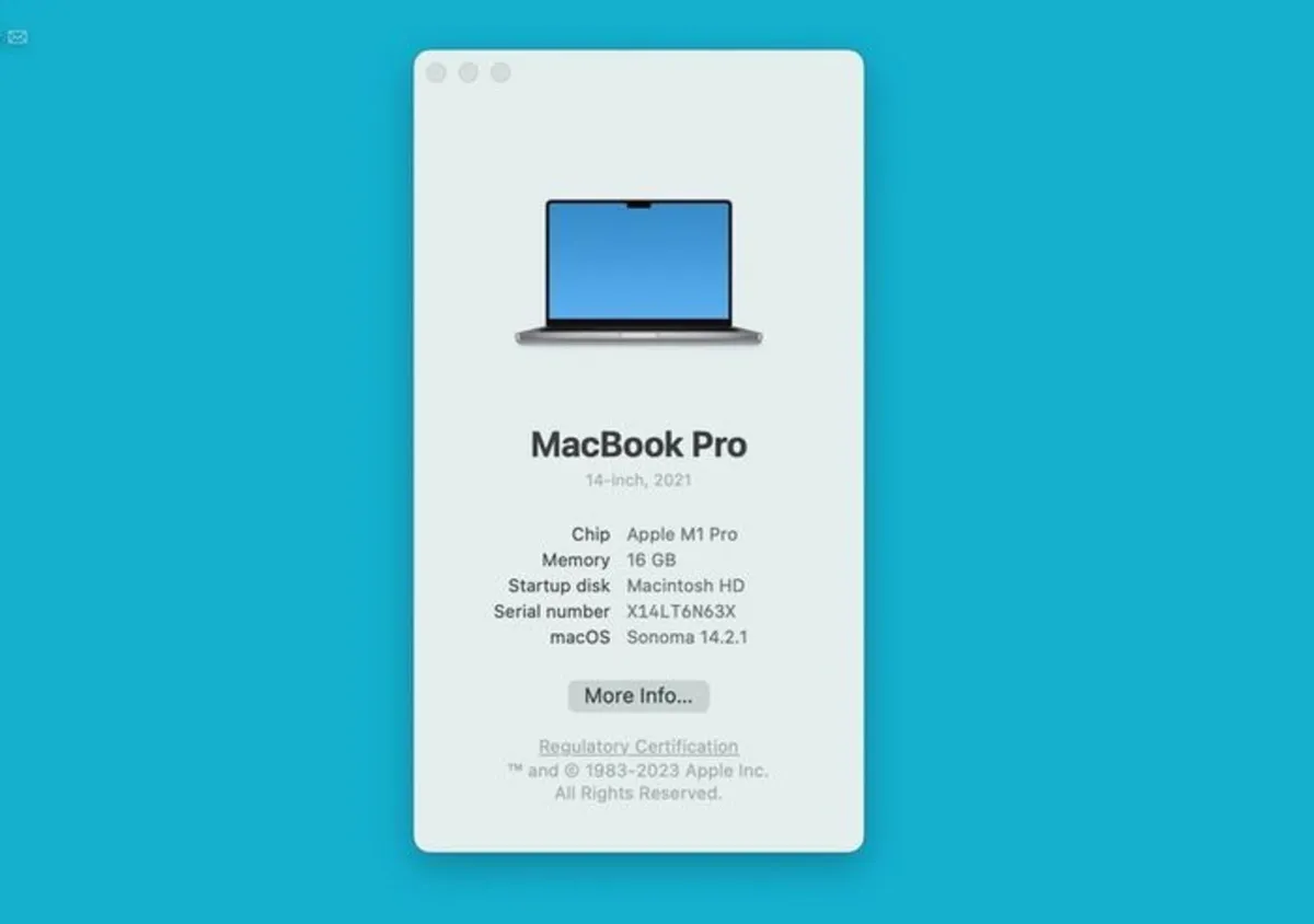 MacBook Pro 14” M1 (2021) – 16GB RAM Excellent - Image 3