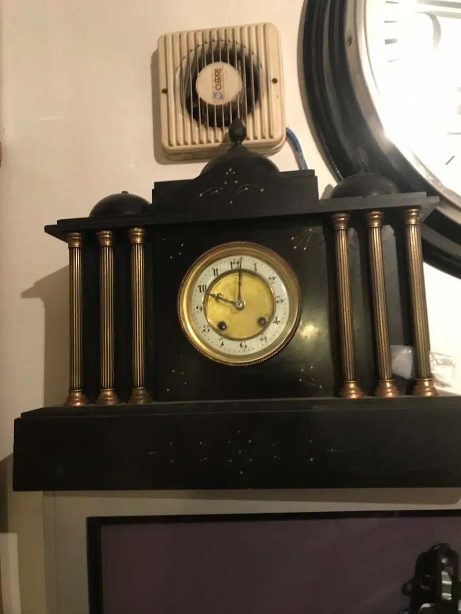 Antique marble clock