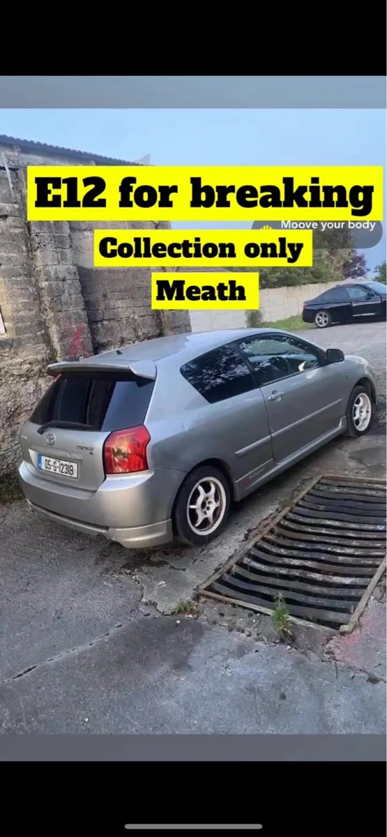 E12 Corolla for breaking!!