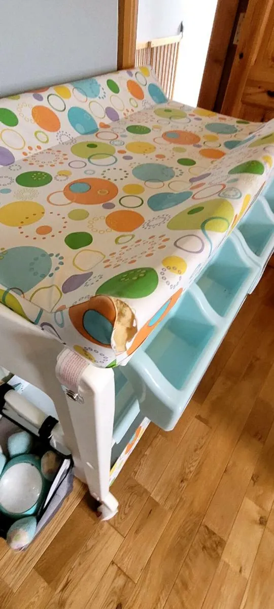 Cot bed, baby changing unit, maternity chair - Image 4