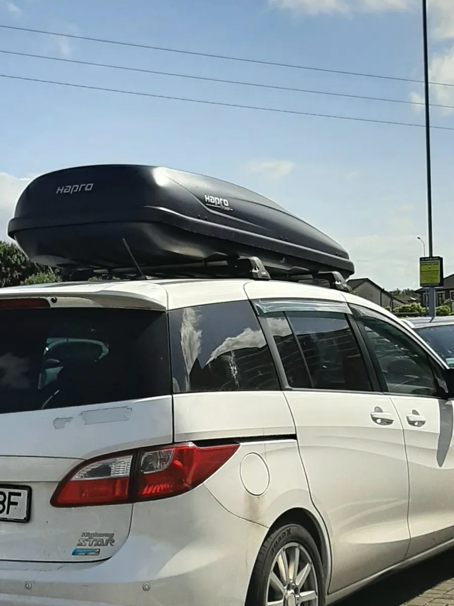 Roof Box 500 Lt “Hapro” graphite full size - Image 2