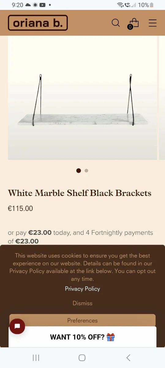 Marble shelf House Doctor - Image 1
