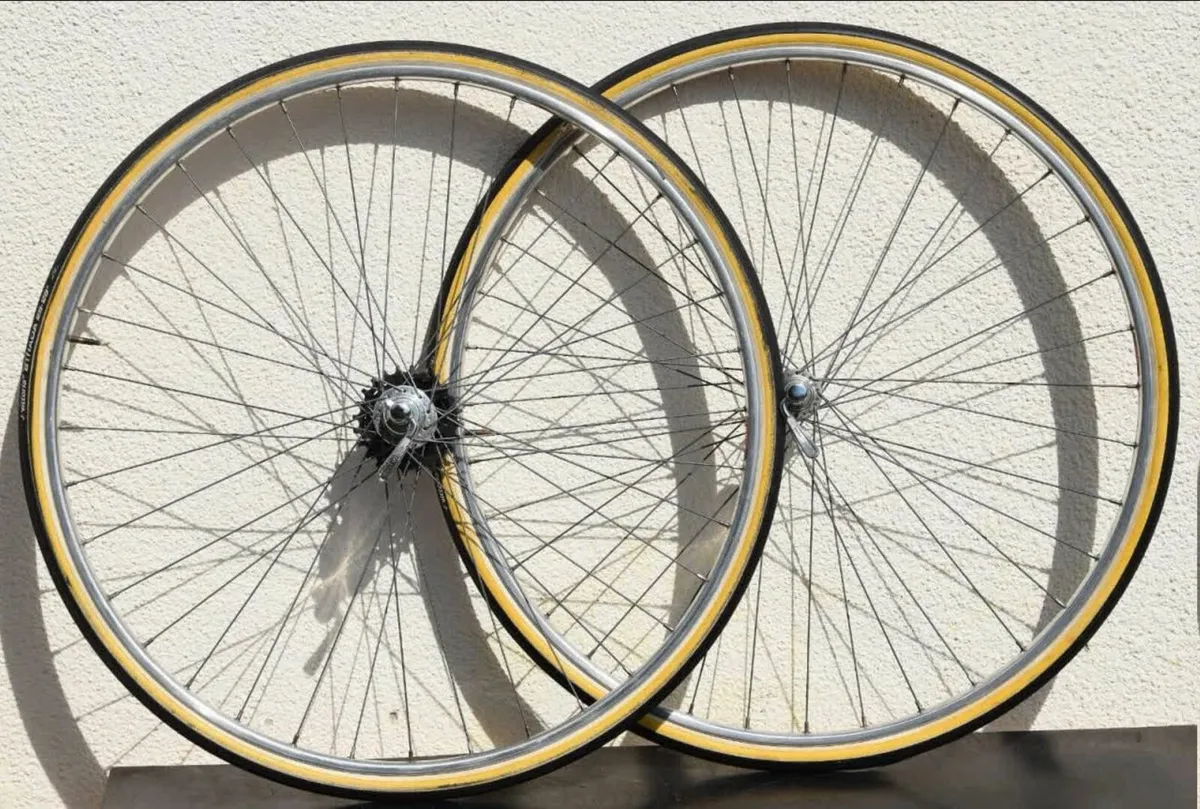 Vintage Mavic Special Sport Tubular Bike Wheels - Image 1