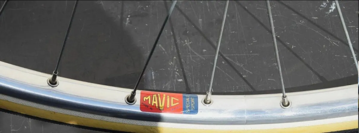 Vintage Mavic Special Sport Tubular Bike Wheels - Image 3