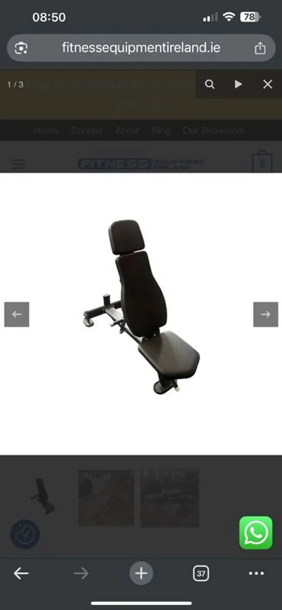Weight Bench (Fully Commercial - top of the range) - Image 4