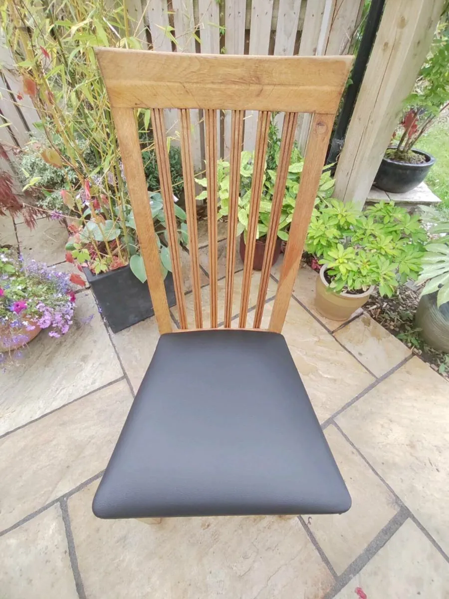 6 kitchen dining chairs - Image 1