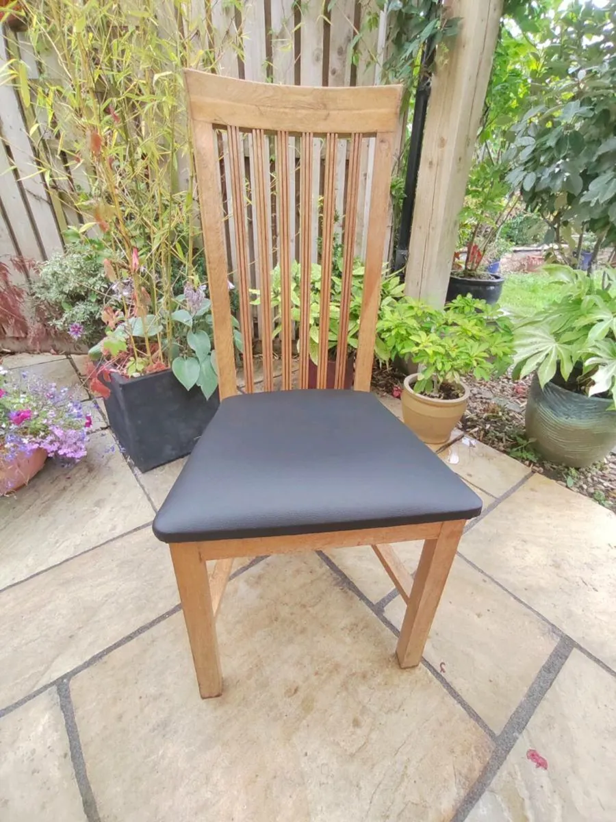 6 kitchen dining chairs - Image 2