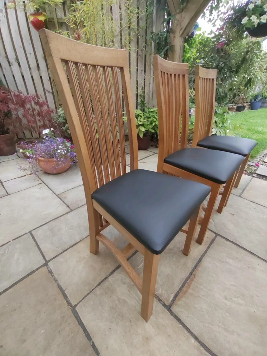 6 kitchen dining chairs - Image 3