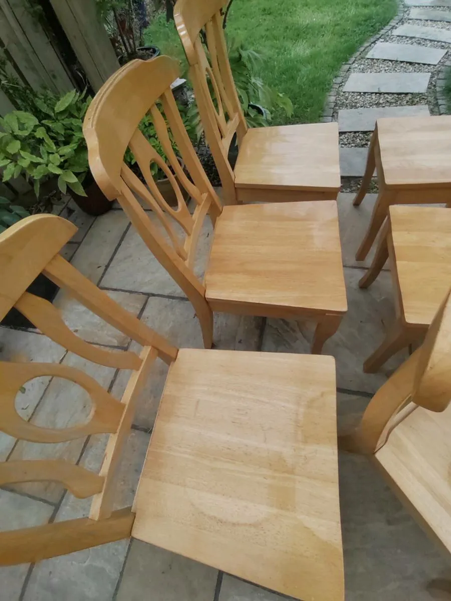 6 kitchen dining chairs - Image 4