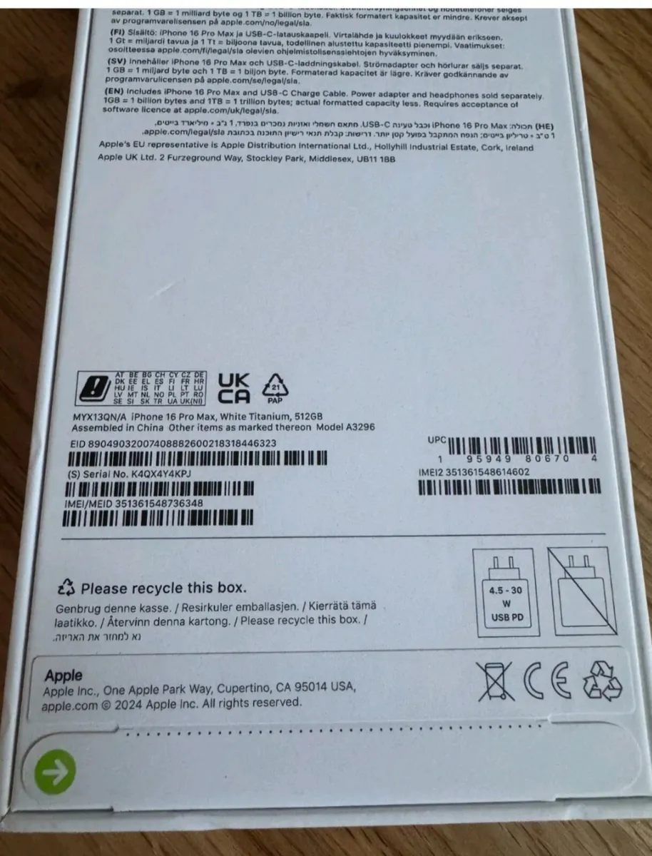 Iphone 16 pro max 512gb unlocked - Image 4