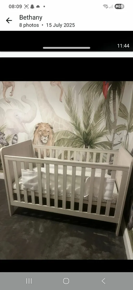Designer Cot Perfect Condition - Image 1