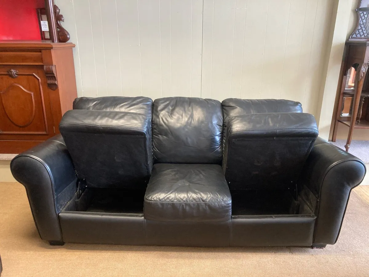 Leather 3+1+1 with Storage - Image 4