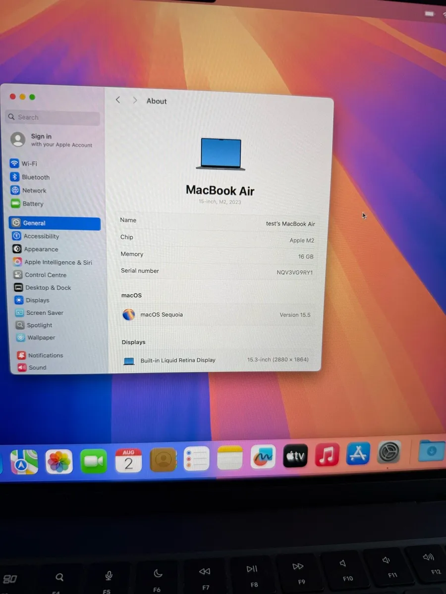 MacBook Air 2023 15” M2 high spec - Image 4