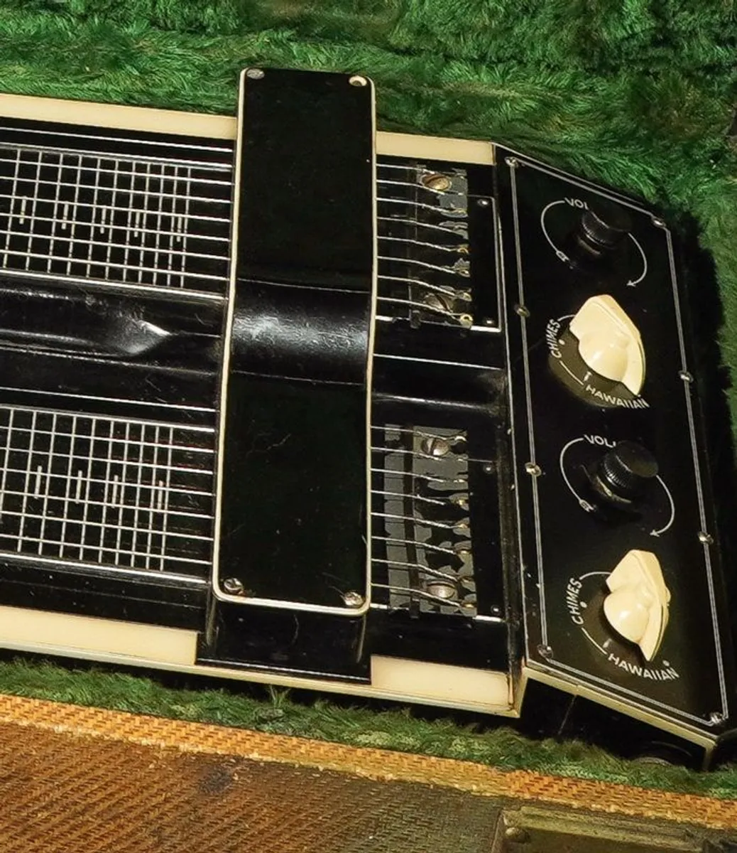 National Double-neck Electric Lap Steel Guitar. - Image 3