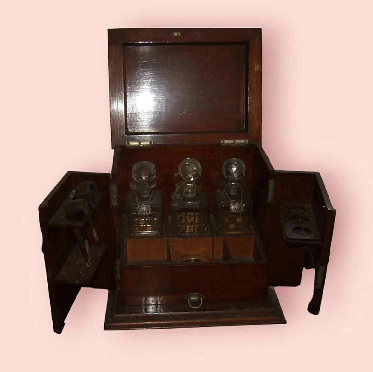 Vintage Victorian Drinking Cabinet - Image 1