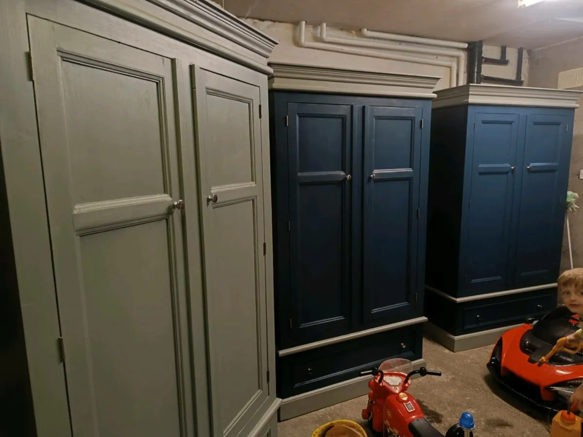 Pine wardrobes x 5 - Image 3