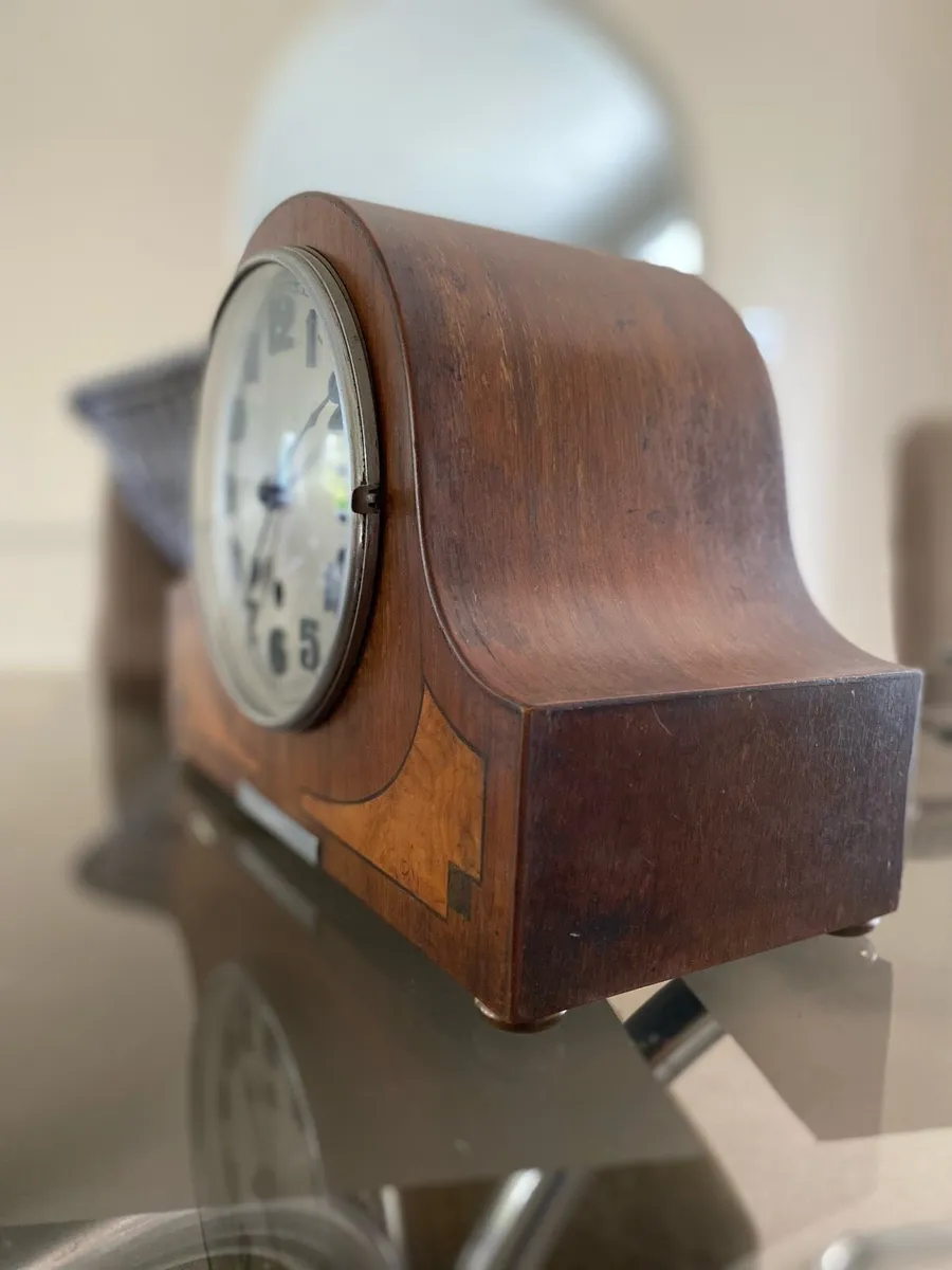 Antique Mantle Clock, Westminster Chimes - Image 2