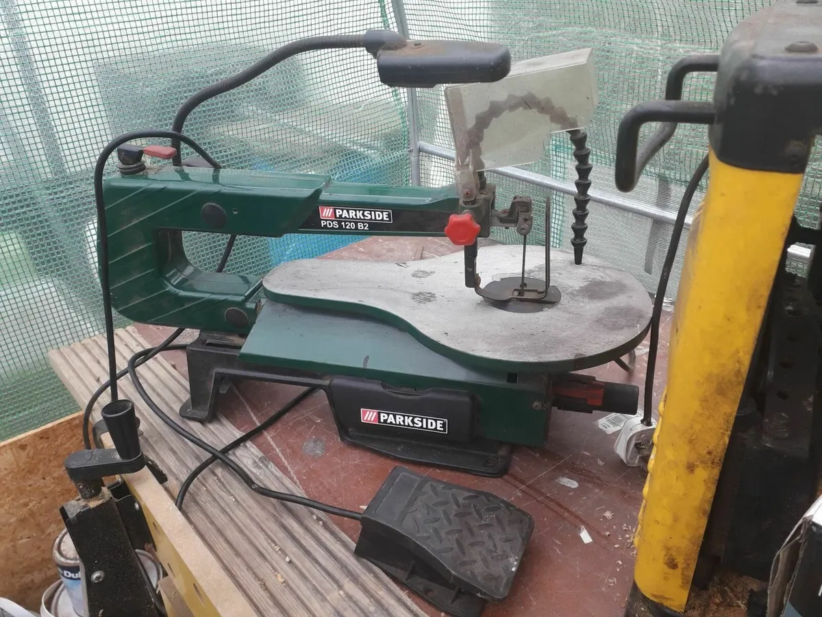 parkside scroll / fret saw with foot control pedal
