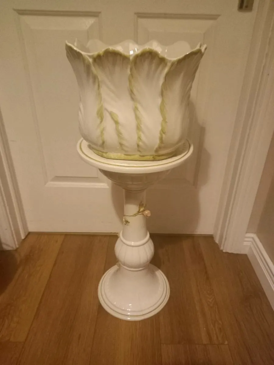 Ceramic Stand & Plant Pot - Image 2
