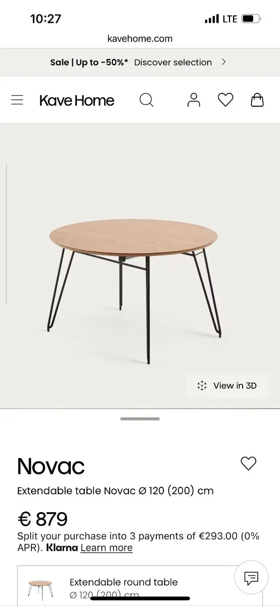 Kave Home - Hairpin Leg Dining Table - Image 2