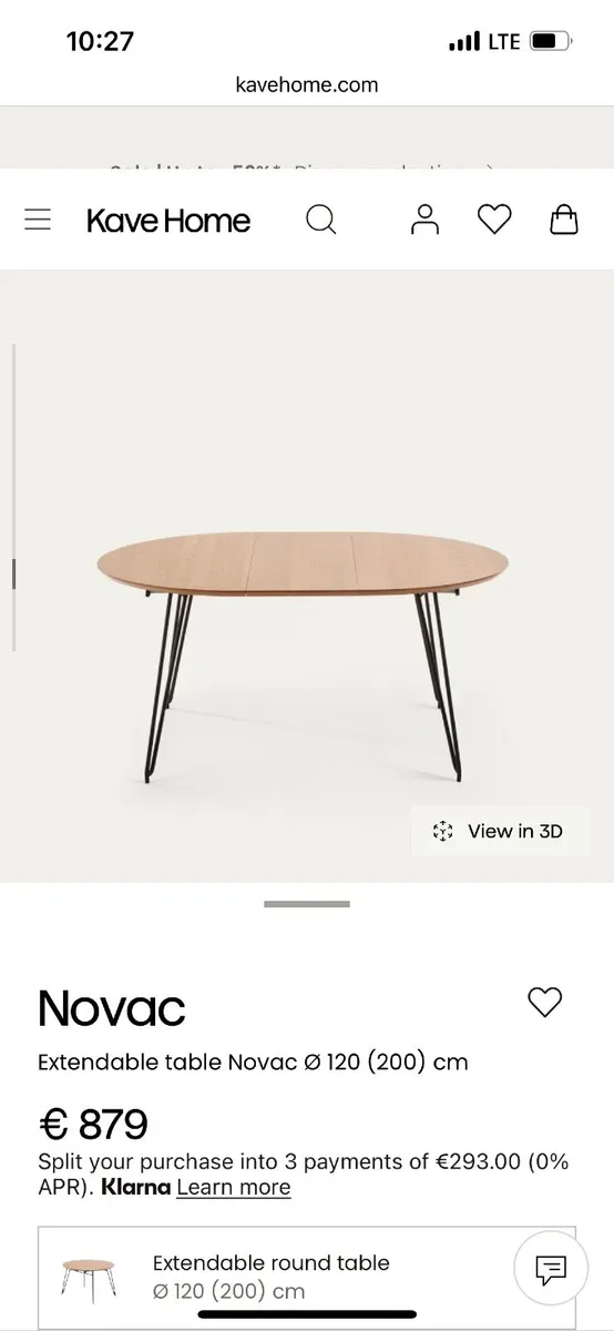 Kave Home - Hairpin Leg Dining Table - Image 3