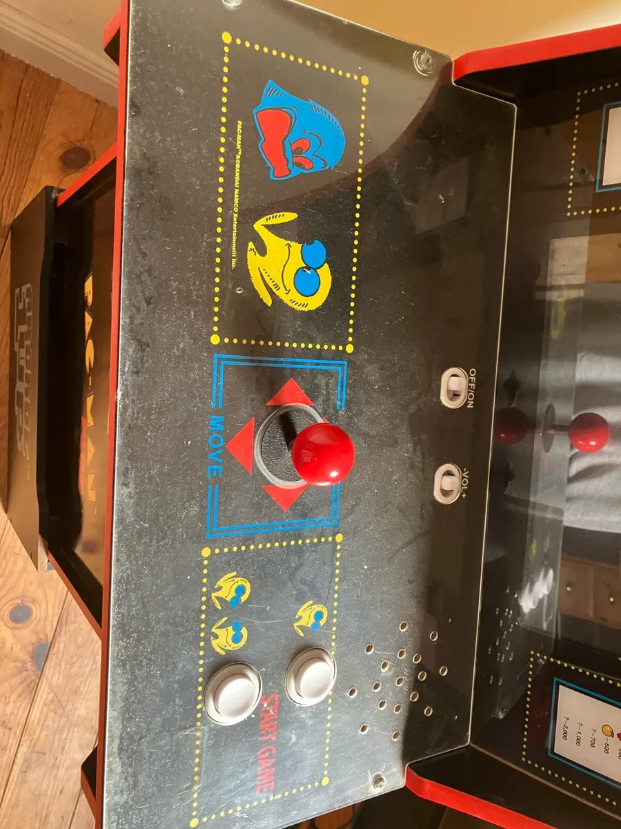 PAC man arcade machine 1up - Image 4