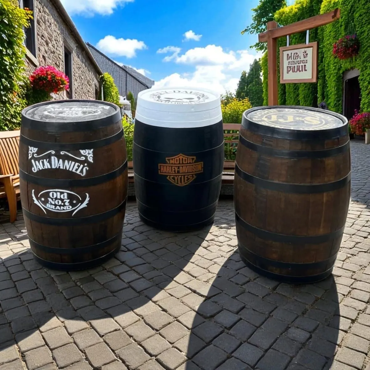 Oak whiskey barrels - Image 1