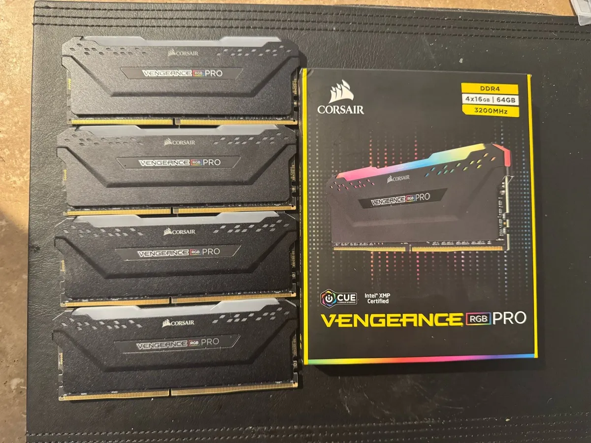 Corsair Vengeance RGB Pro 64GB DDR4 at 3200mz - Image 1