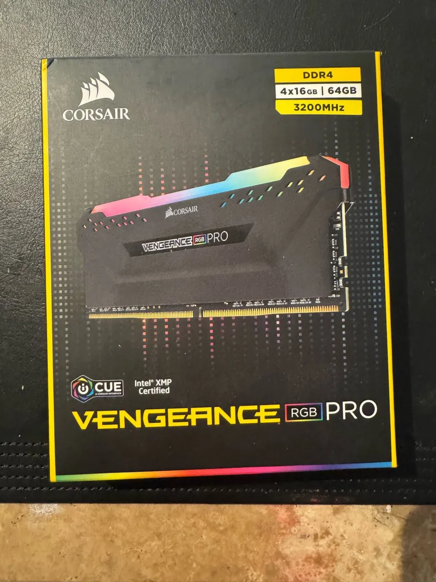 Corsair Vengeance RGB Pro 64GB DDR4 at 3200mz - Image 2