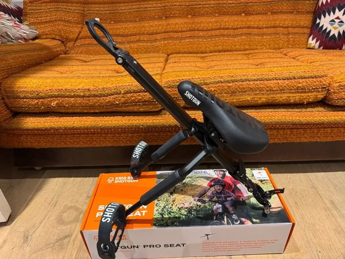 Kids Ride Shotgun Pro Kids MTB Seat - black - Image 1