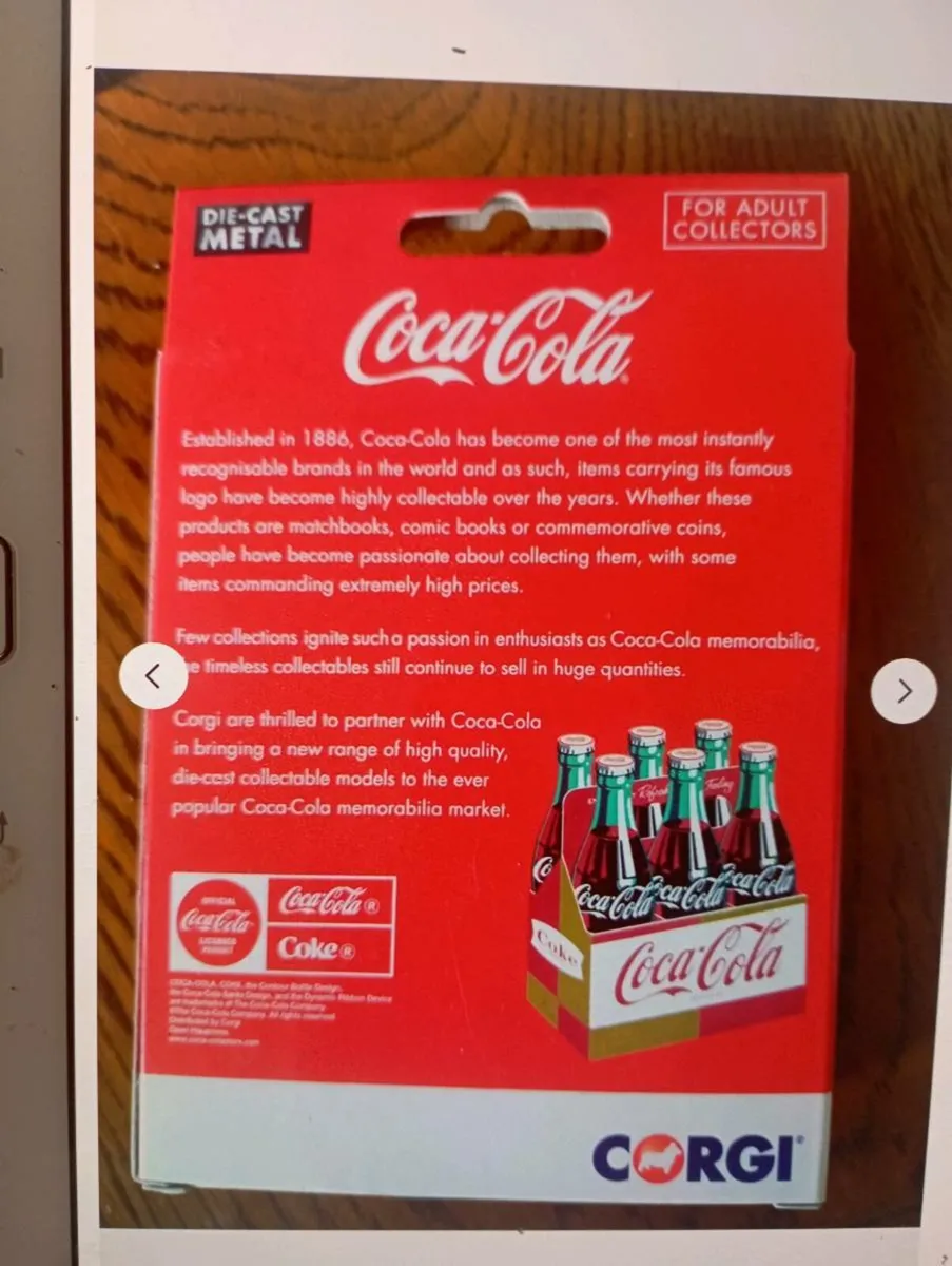 CORGI COCA COLA  STARMAN CADET PLAN - Image 2