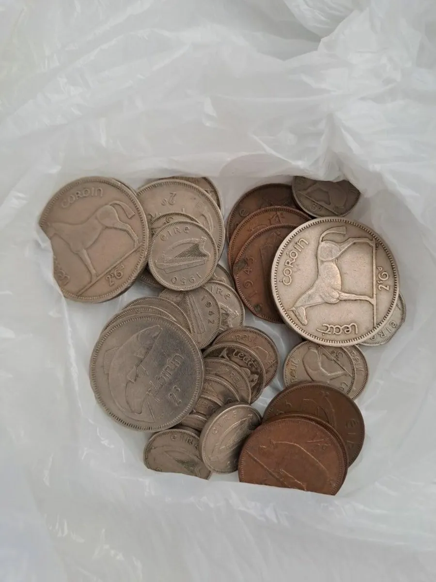Big lot of very old Irish & english coins - Image 4