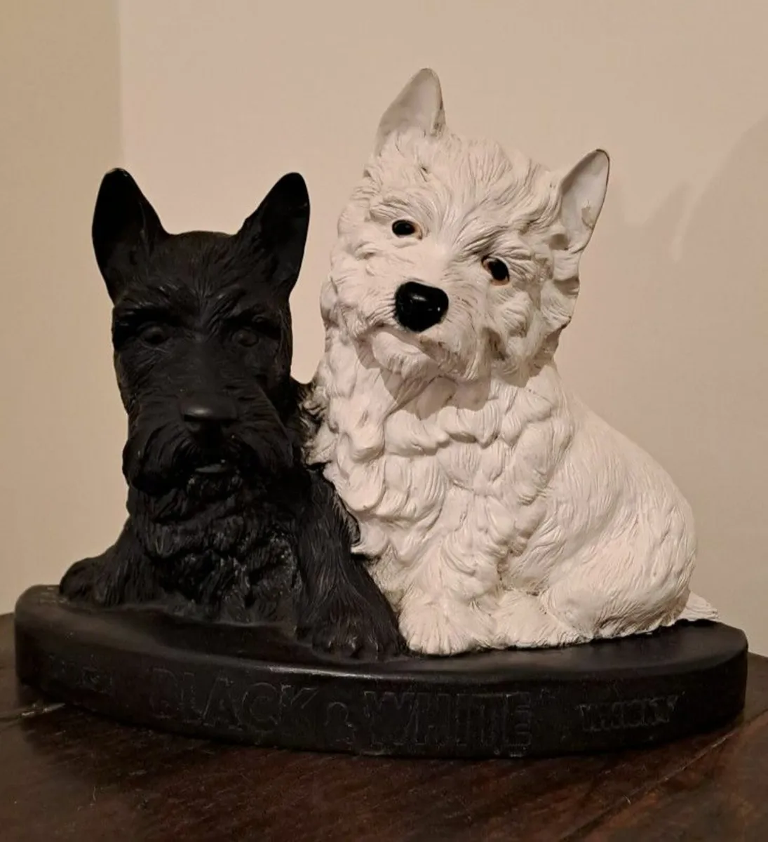 Old black and white whiskey dogs - Image 1