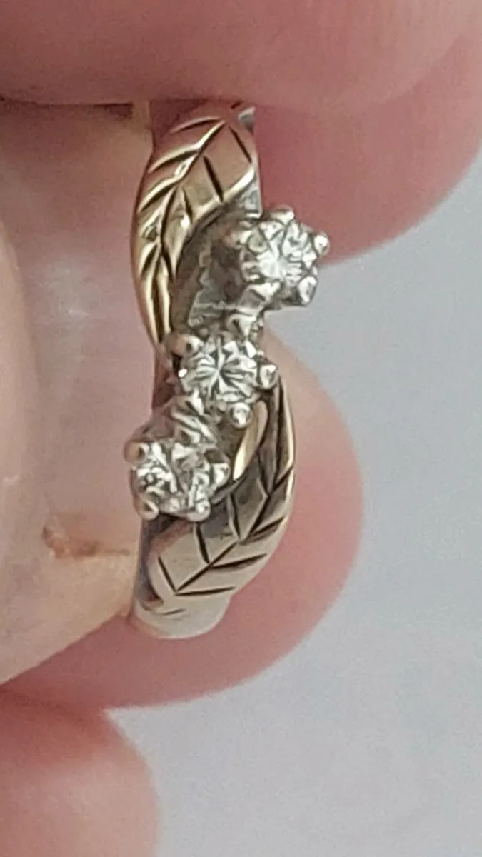 9ct gold wedding set - Image 3
