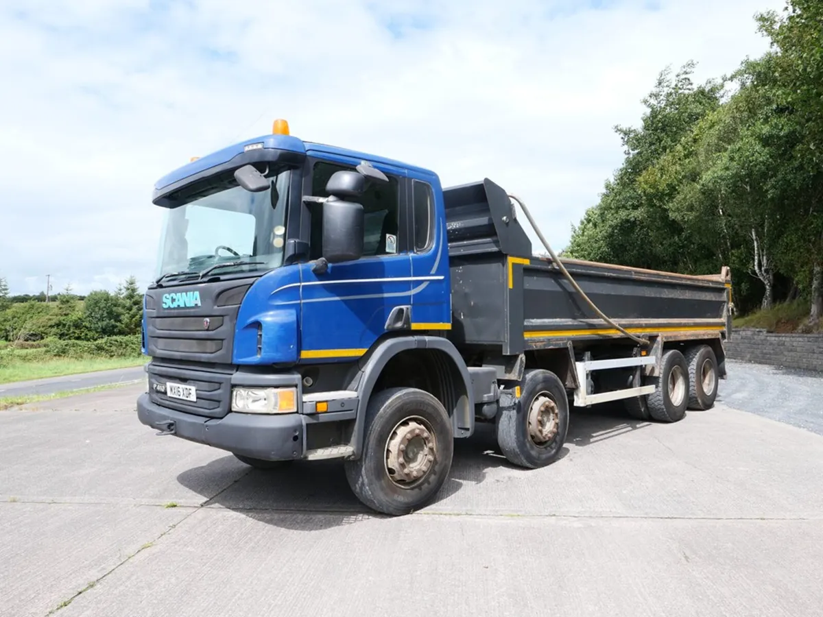 Scania P410  Tipper Body 8x4  Manual Gearbox - Image 3